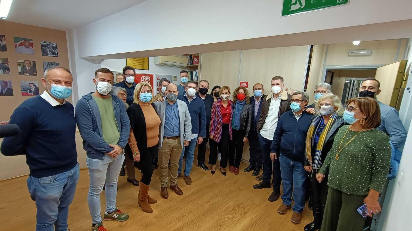 Parte de los apoyos que reúne Sonia Ferrer. Parte de los apoyos que reúne Sonia Ferrer.