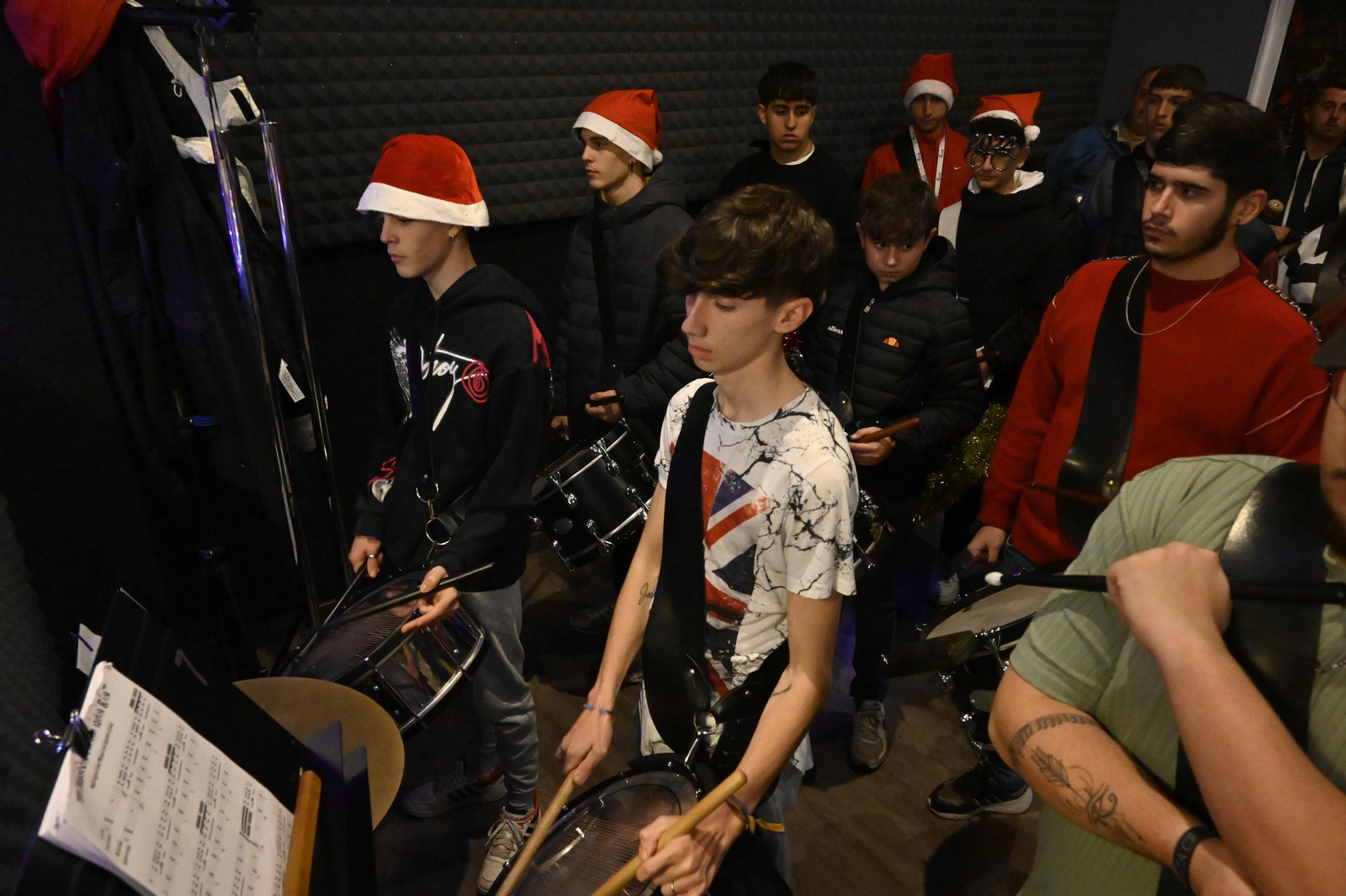 Ensayo preparatorio de la AM Santa Cruz para la cabalgata de Reyes Magos, en Imágenes