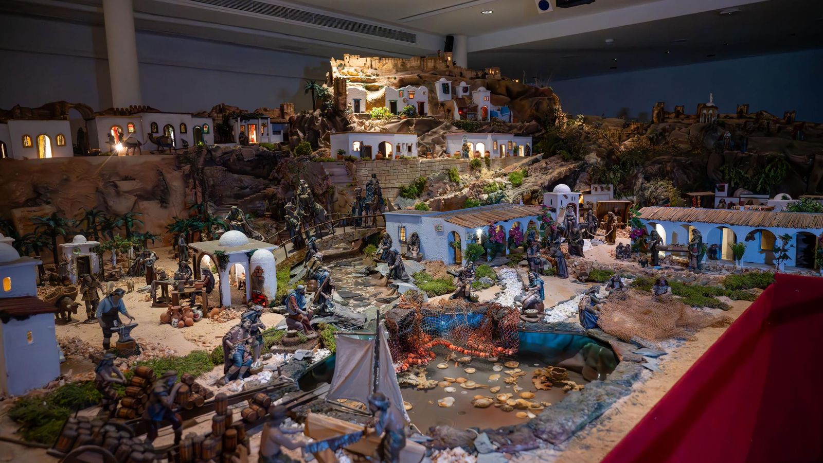 Panorámica del belén municipal de Almería