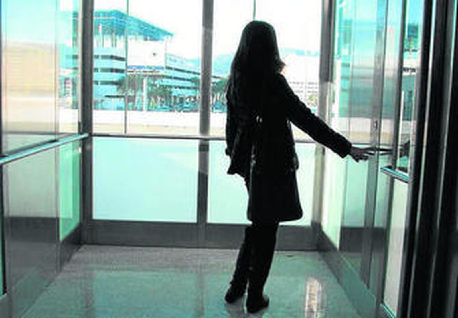 Imagen de uno de los dos nuevos ascensores.