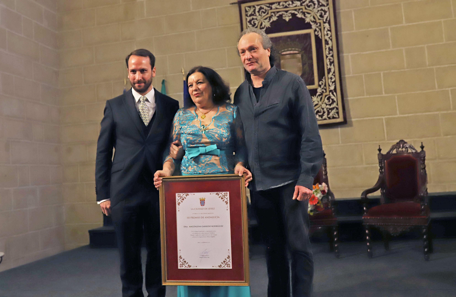 Entrega del Premio de Andalucía a Magdalena Garrido