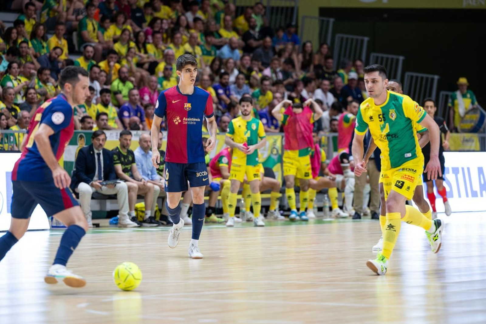 El triunfo del Barça ante el Jaén FS en el Olivo Arena