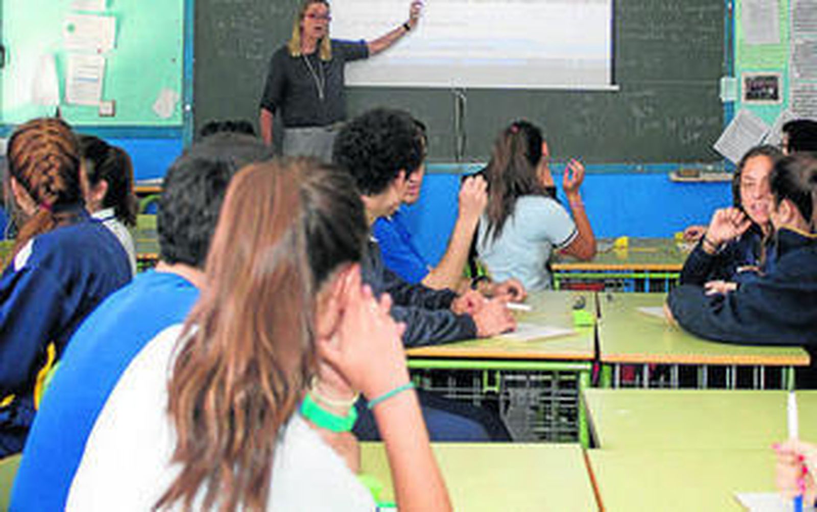 Estudiantes en un aula de Secundaria.