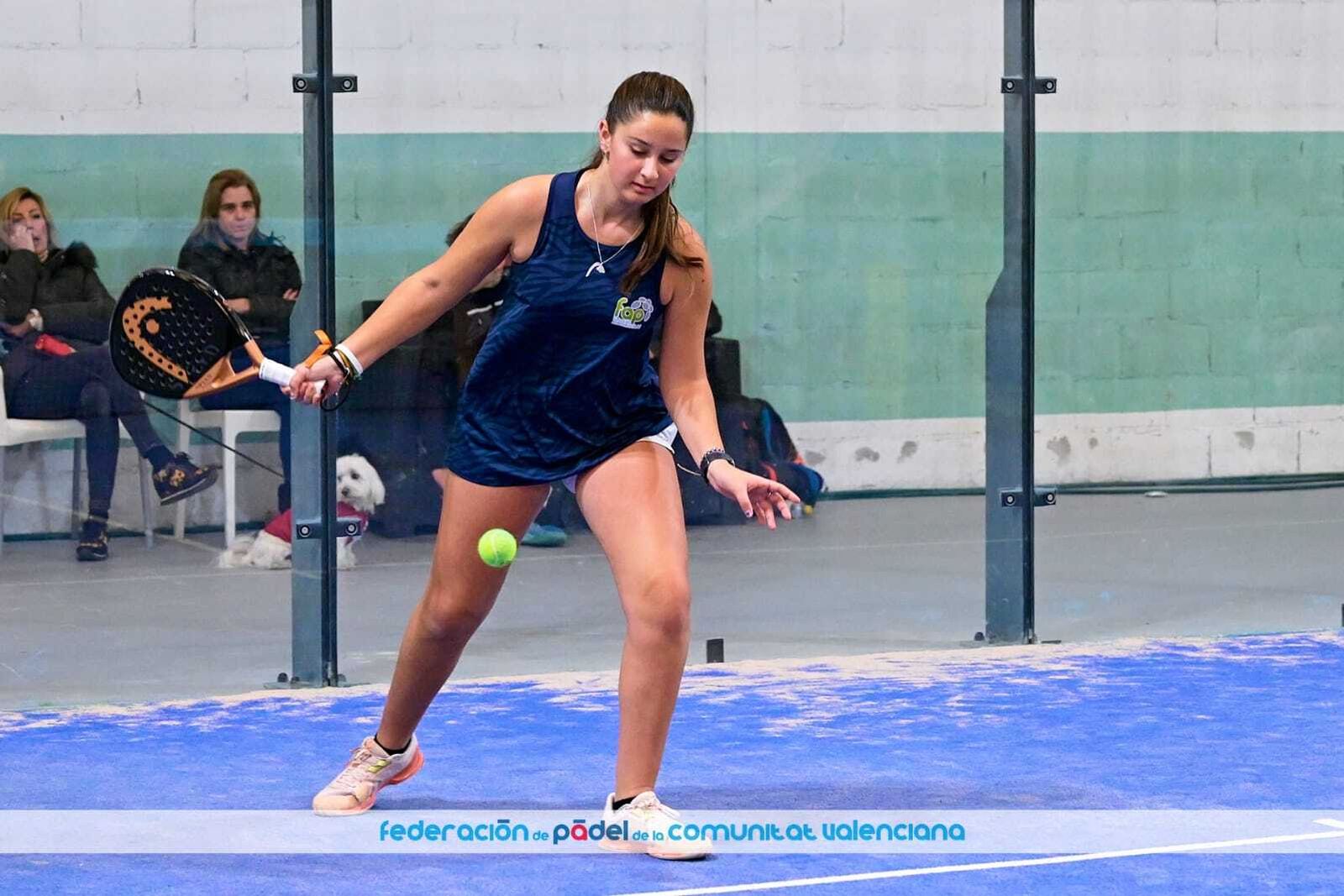 Julieta Alemán, durante el torneo.