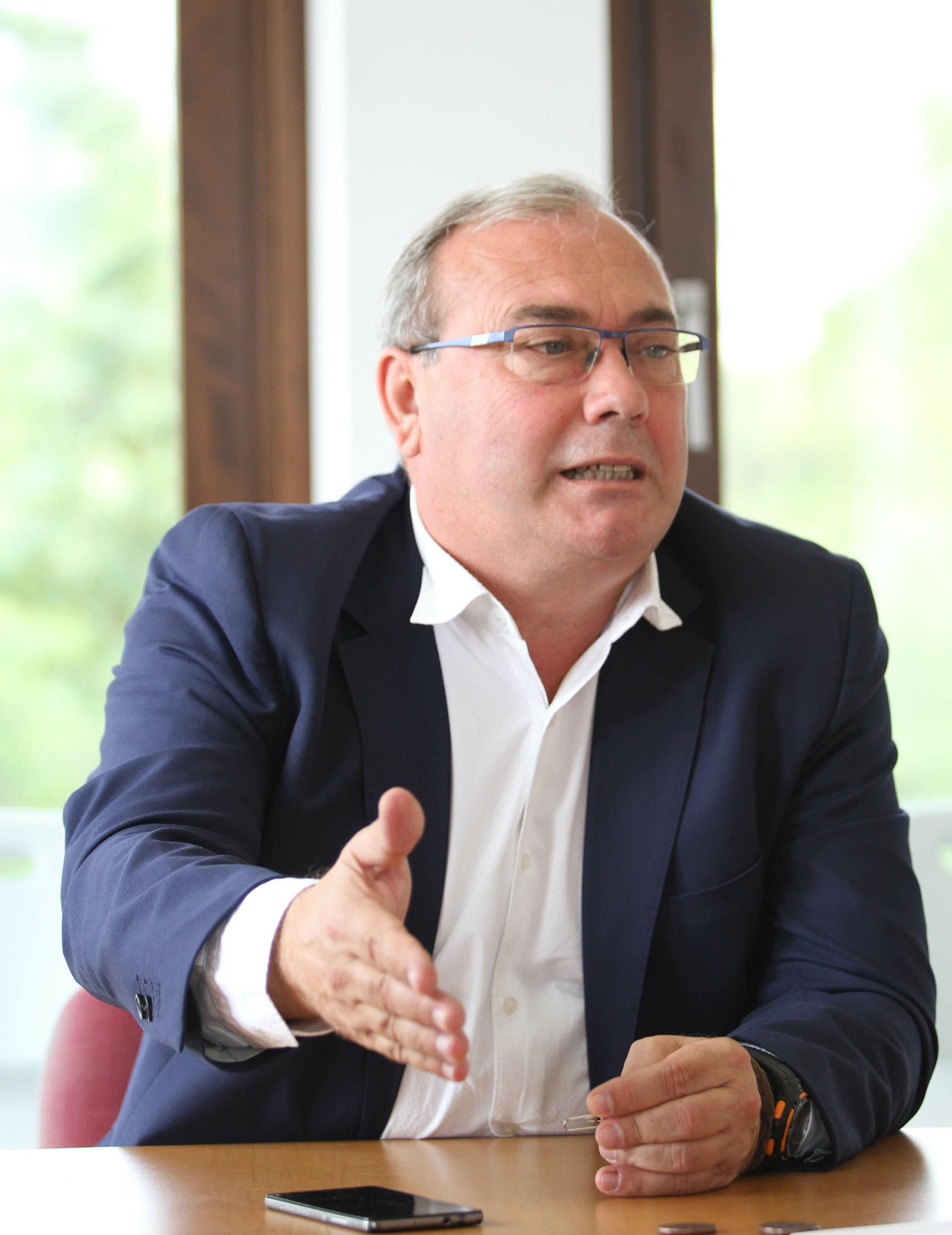 El candidato a la reelección por el PSOE en San Juan, Fernando Zamora.