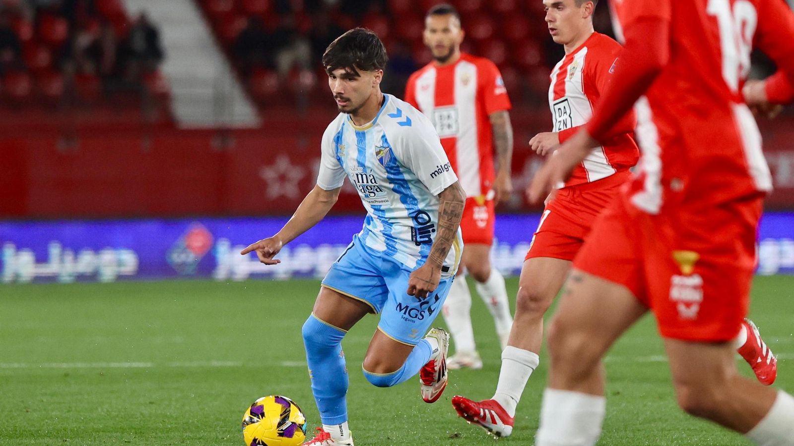Las fotos del UD Almería - Málaga CF