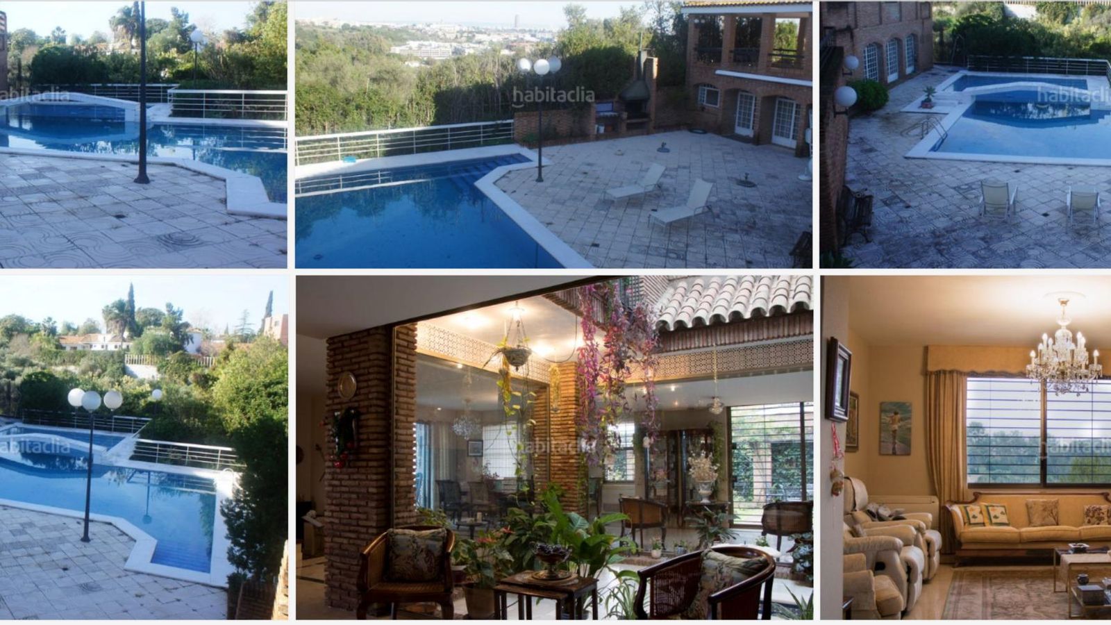 Captura de las imágenes del anuncio del que fuera chalet de Maradona en Sevilla