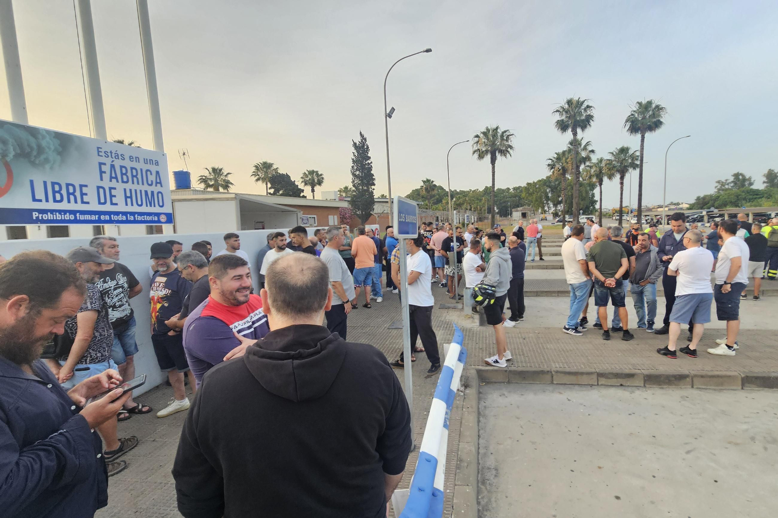 La primera jornada de la huelga del metal en el Campo de Gibraltar, en imágenes