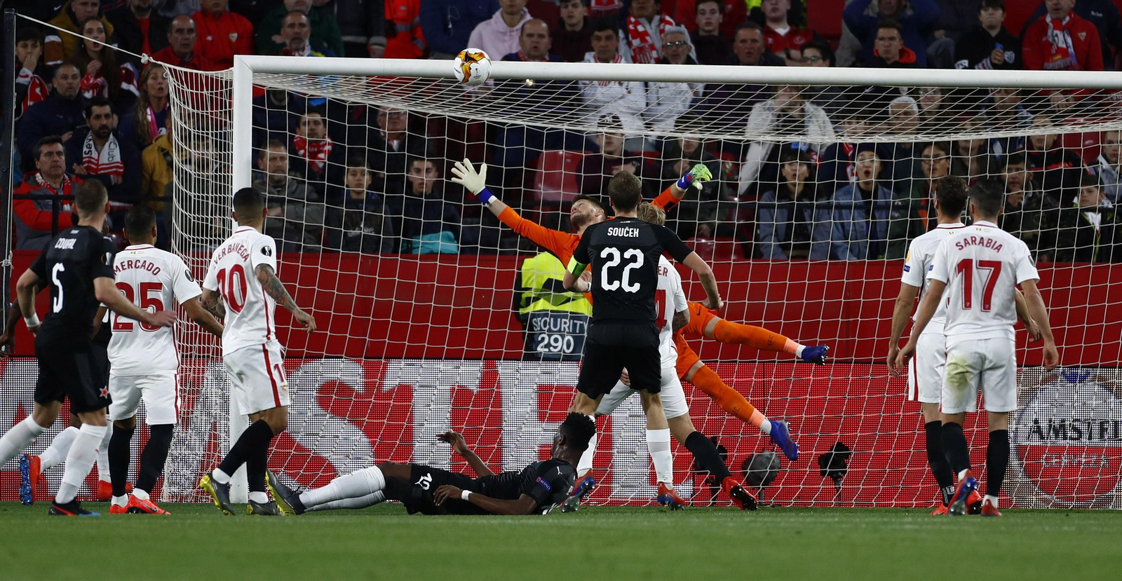 Las imágenes del Sevilla FC - Slavia de Praga