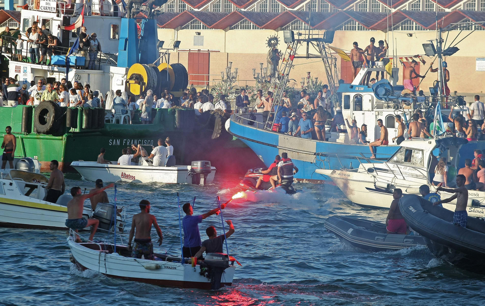 Imágenes de la Virgen del Carmen en Algeciras