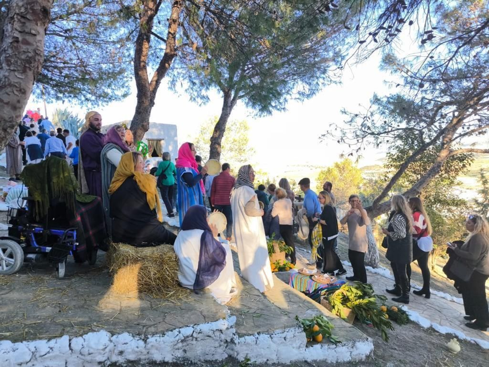 Las imágenes del belén viviente de Espera