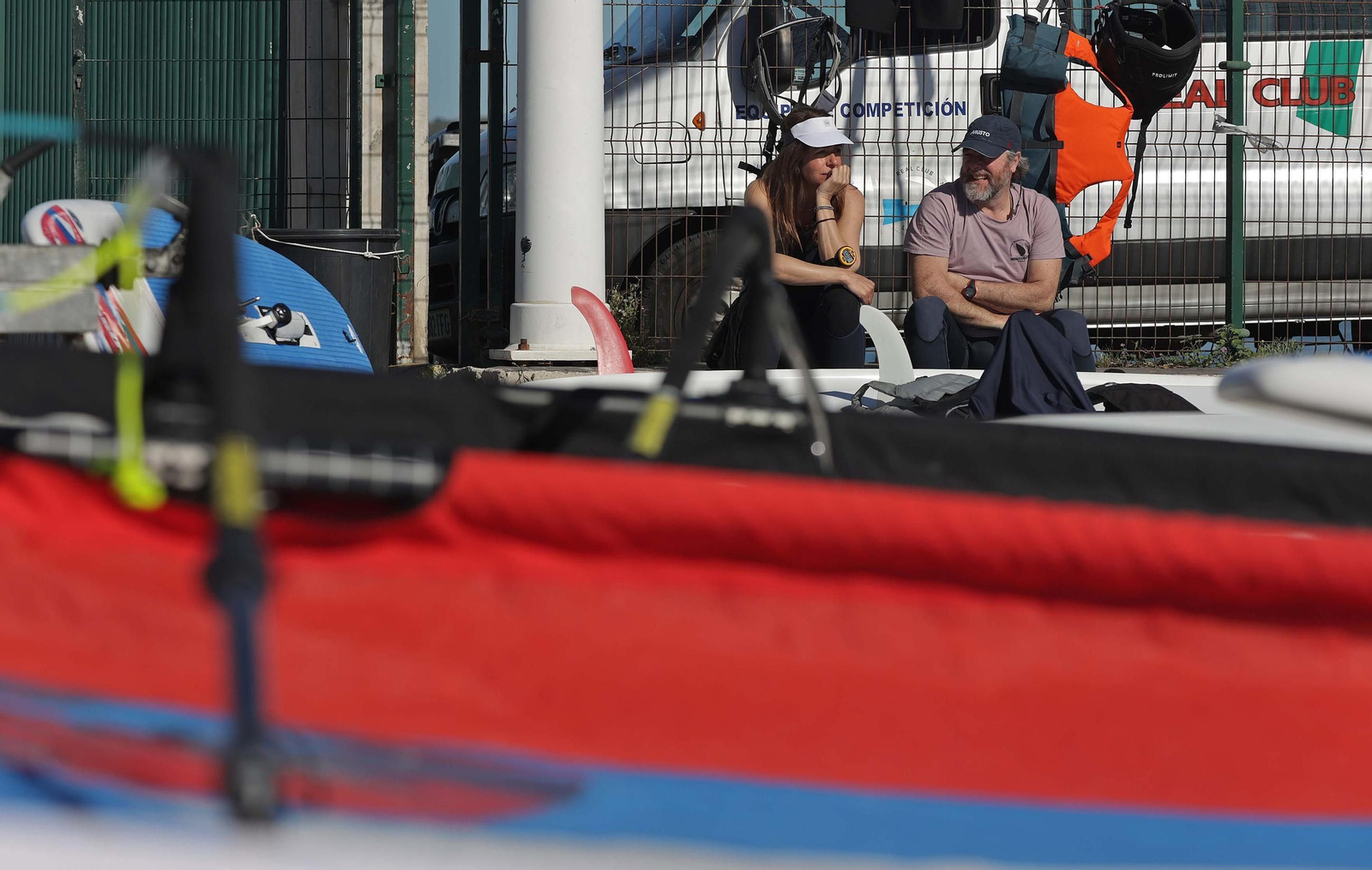 Fotos de la segunda jornada de la Copa de Andalucía de la clase windsurfer en La Línea