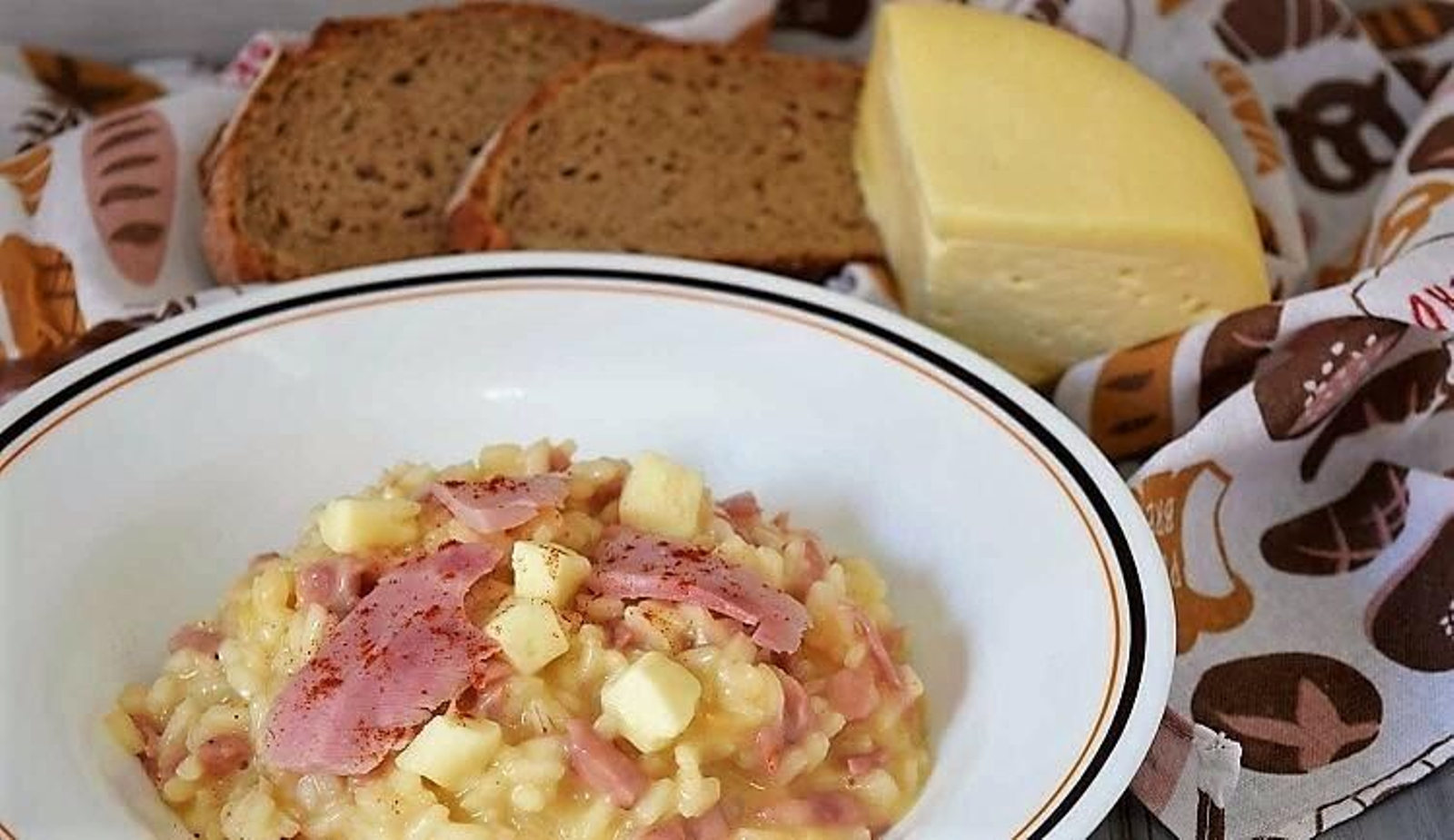 Receta de Risotto de lacón y queso Arzúa-Ulloa