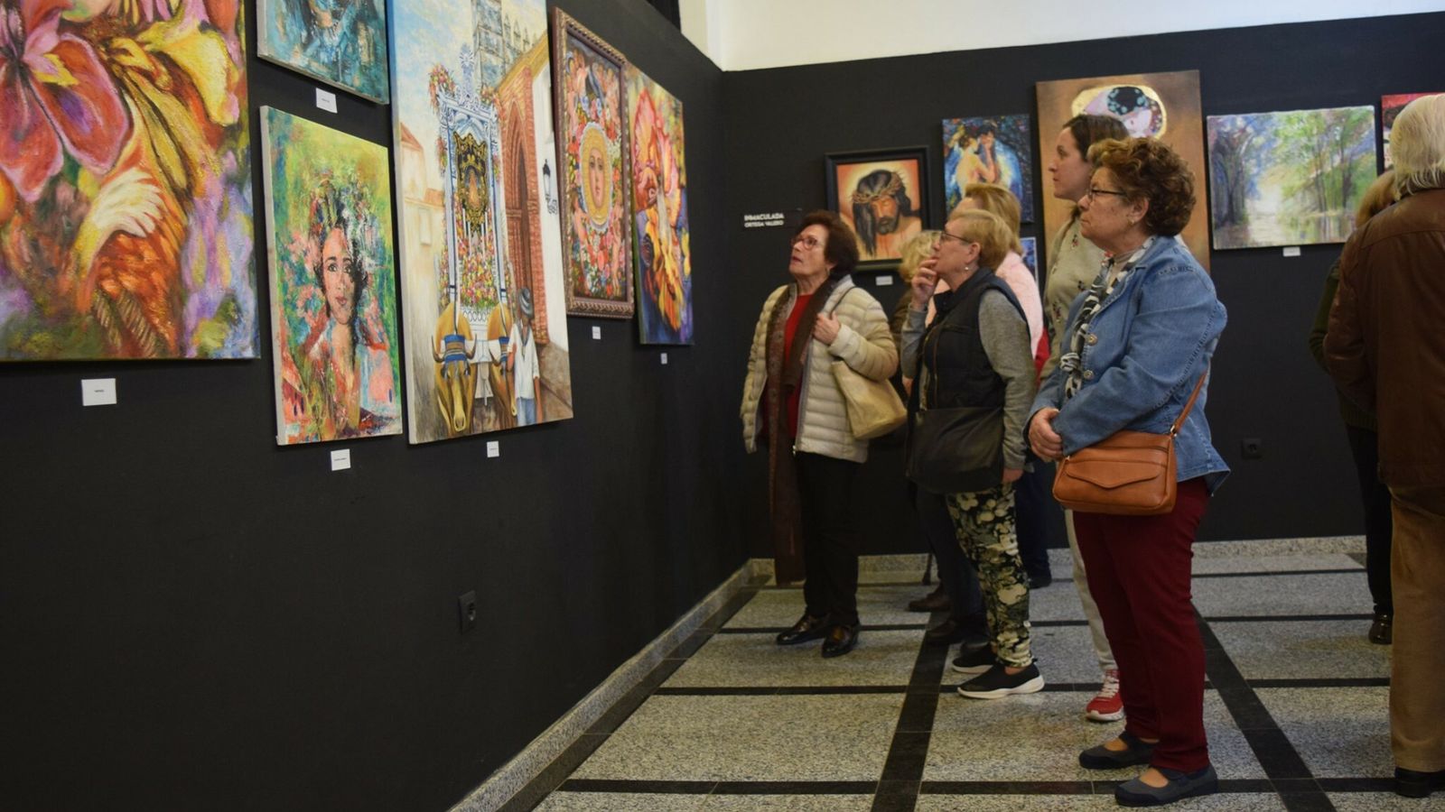 Las obras expuestas.