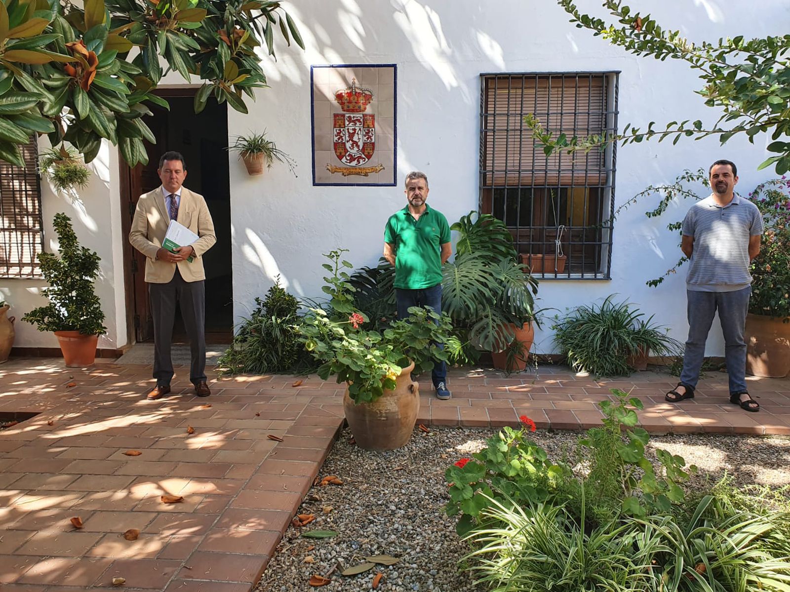 Desde la izquierda, José Repiso y Francisco Ángel Sánchez.
