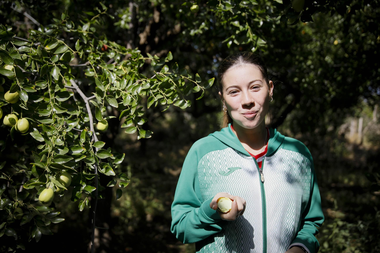 Imágenes del cultivo de azufaifas en Abrucena