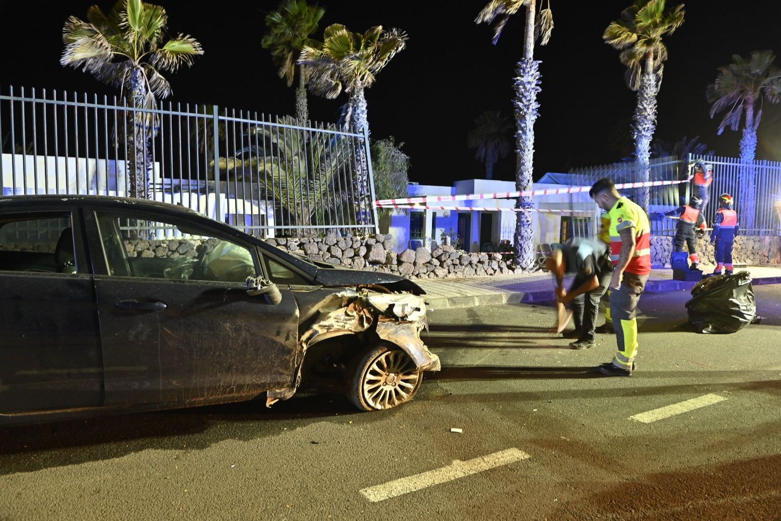 El estado del coche implicado en el suceso