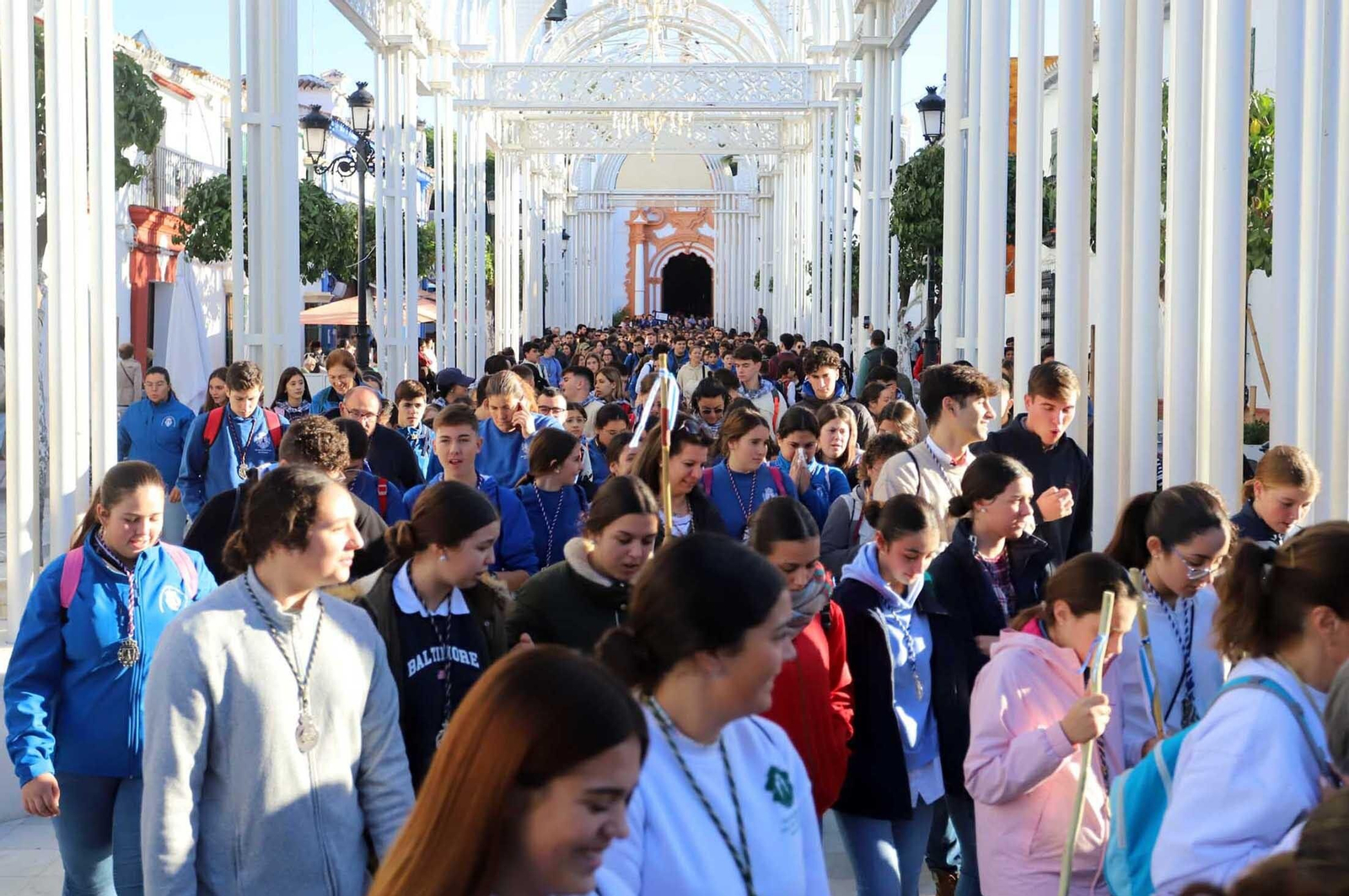 Imágenes de la Peregrinación de Jóvenes Rocieros