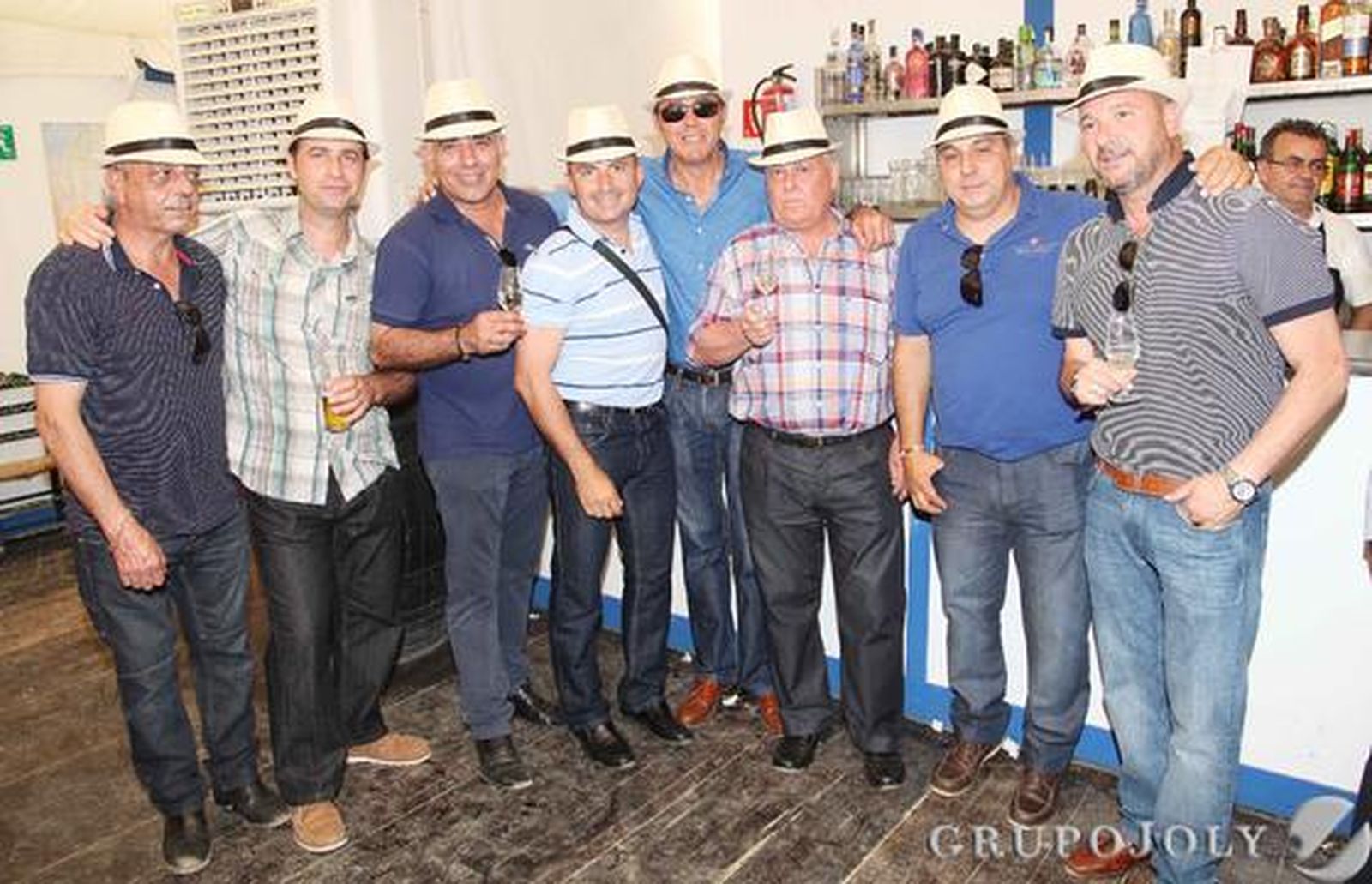 Vicente Rendón, Ismael Jaén, John Magic, Manuel Ferrer, Miguel Parra, Francisco Reguera, Juan Matutano y Félix Ruiz.

Foto: Pascual · Vanesa Lobo