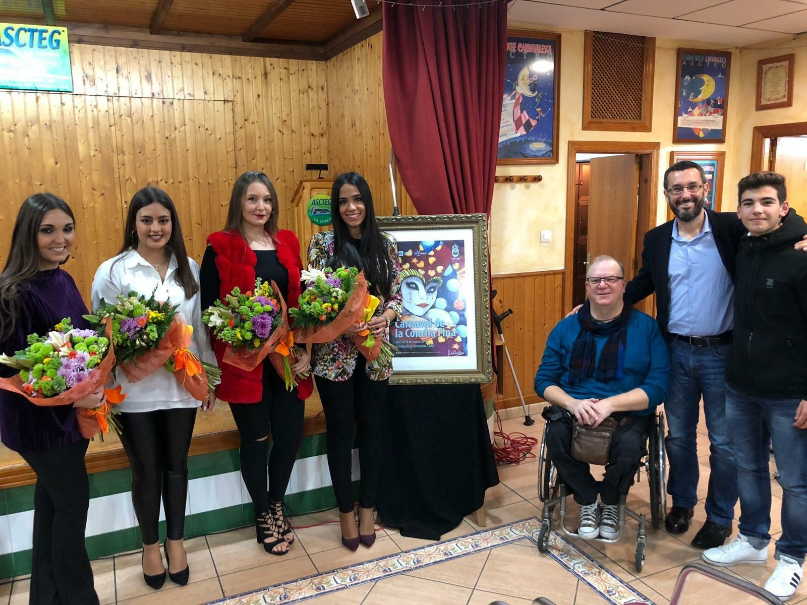 La diosa y las ninfas, el autor del cartel, el alcalde y el pregonero infantil