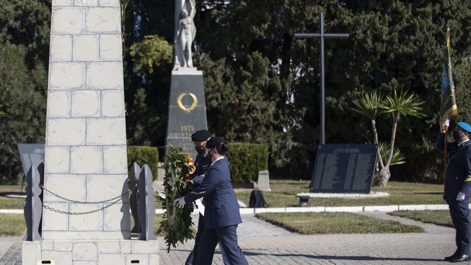 Homenaje a los caídos.