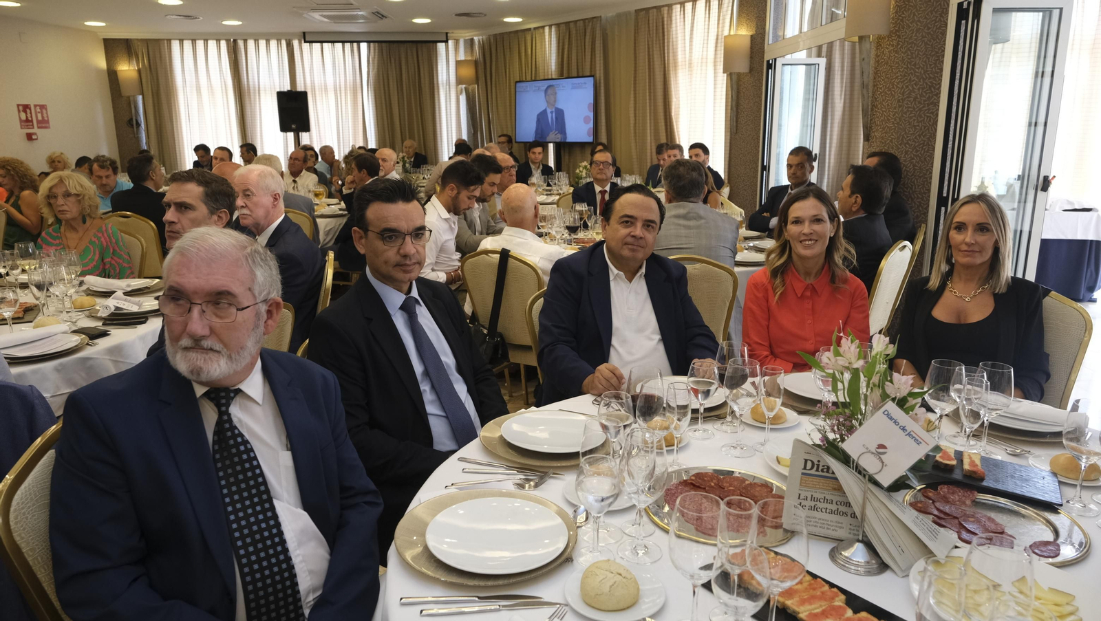 Imágenes del Foro Joly en Almería, con el Gobernador del Banco de España, Pablo Hernández de Cos