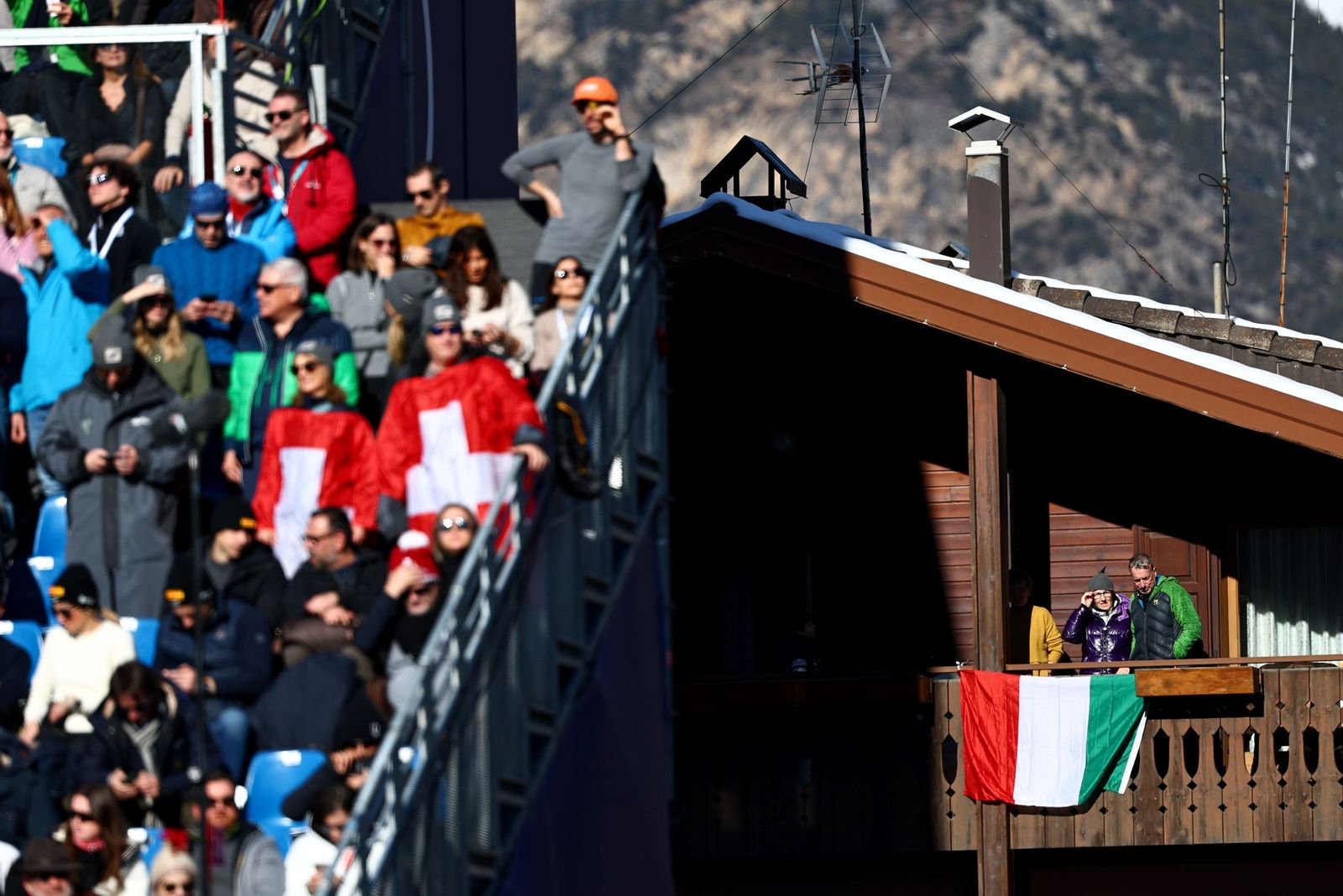 Las espectaculares fotos del descenso masculino en los Juegos Olímpicos de invierno