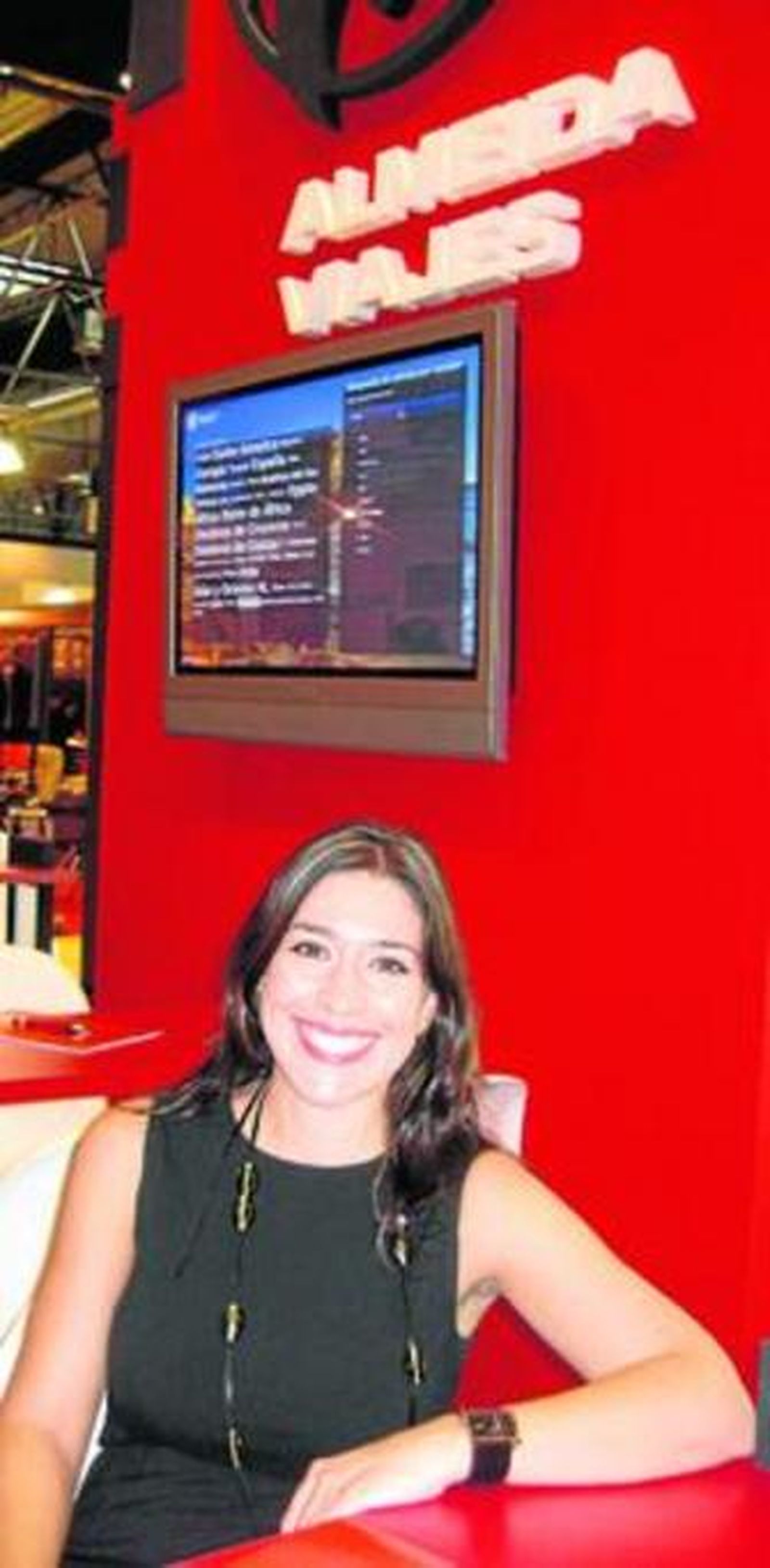 La joven empresaria cartayera Inmaculada Almeida.