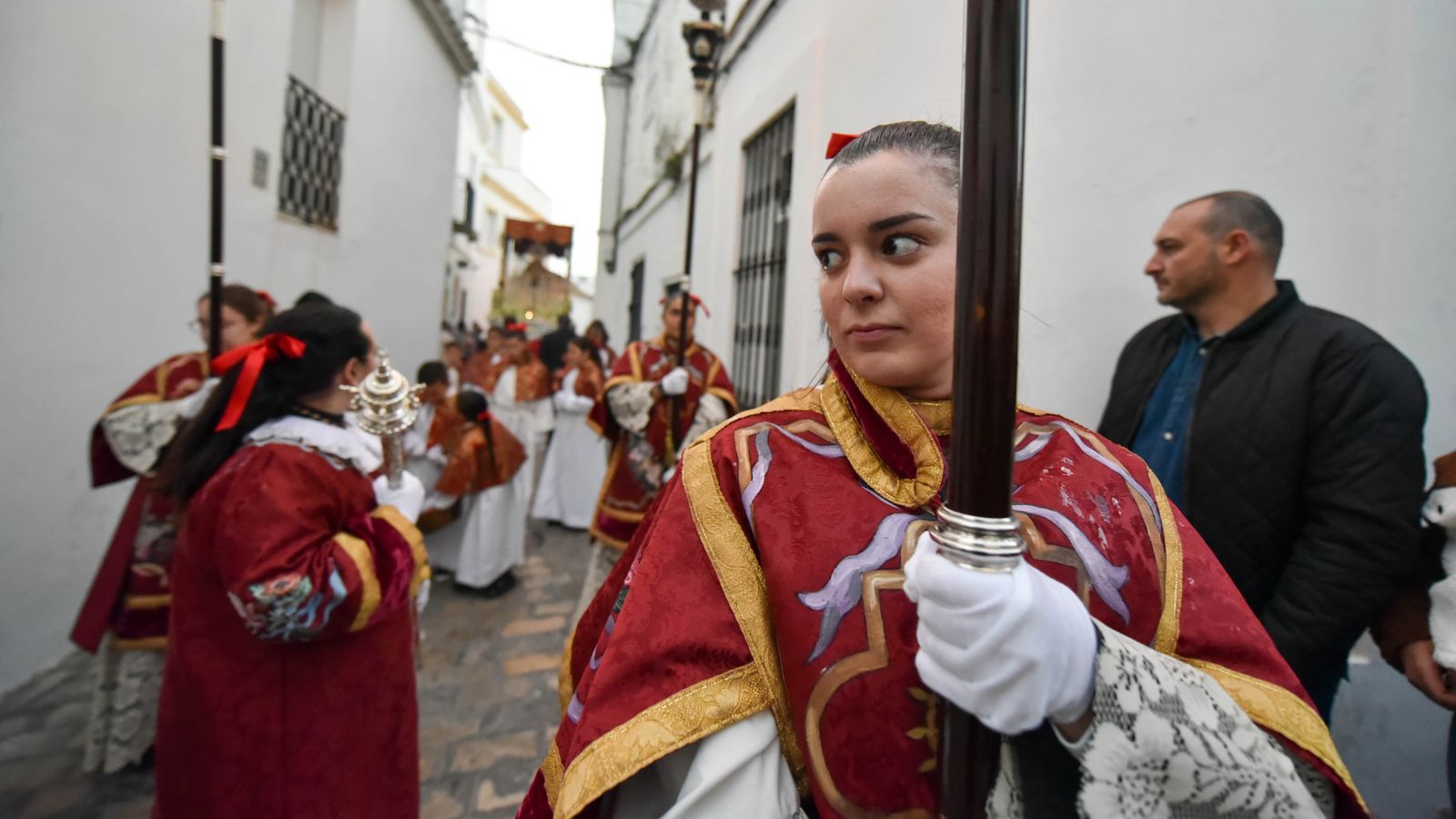 Fotos del Jueves Santo en Tarifa: Jesús Nazareno y María Santisima de la Paz
