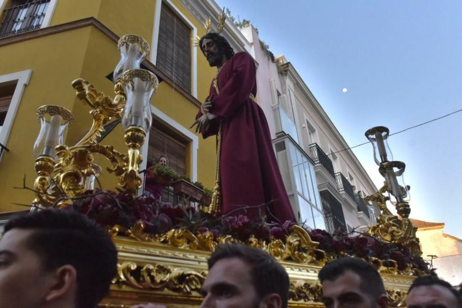 Las imágenes del  Vía Crucis extraordinario del Señor de la Paz del Carmen