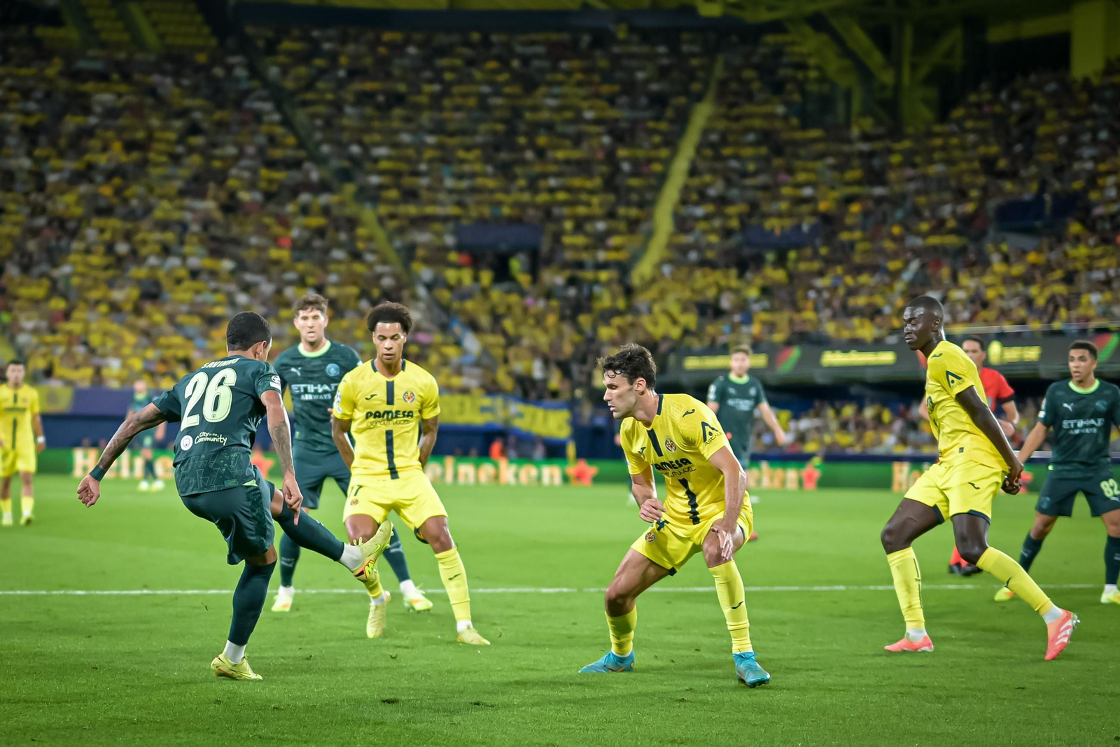 Las fotos del Villarreal-Manchester City