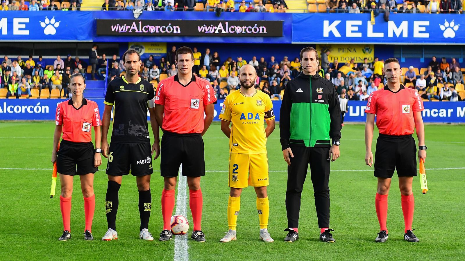 Díaz de Mera expulsó al capitán rojiblanco Víctor Díaz en Alcorcón.