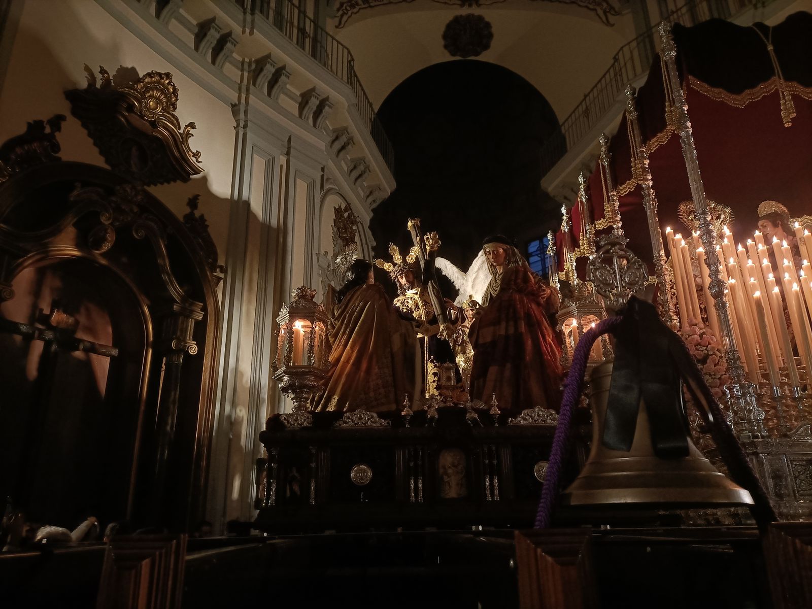 Las imágenes de Salutación, una de las cofradías de Málaga que suspendió su salida el Domingo de Ramos