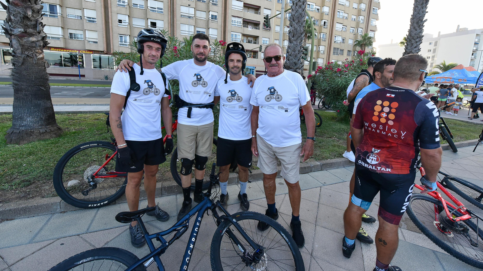 Marcha en bicicleta por la Semana de la Movilidad en La Línea, en imágenes