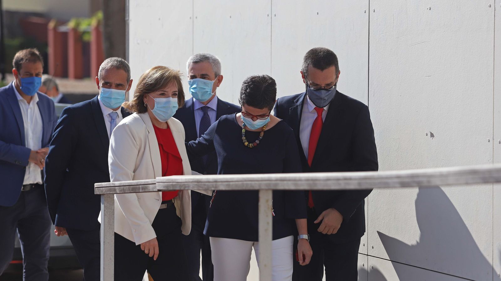 Visita de Arancha González Laya a La Línea y la Verja de Gibraltar