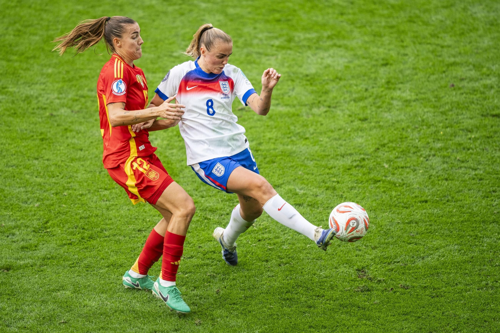 Las mejores imágenes de la final España - Inglaterra de la Eurocopa femenina