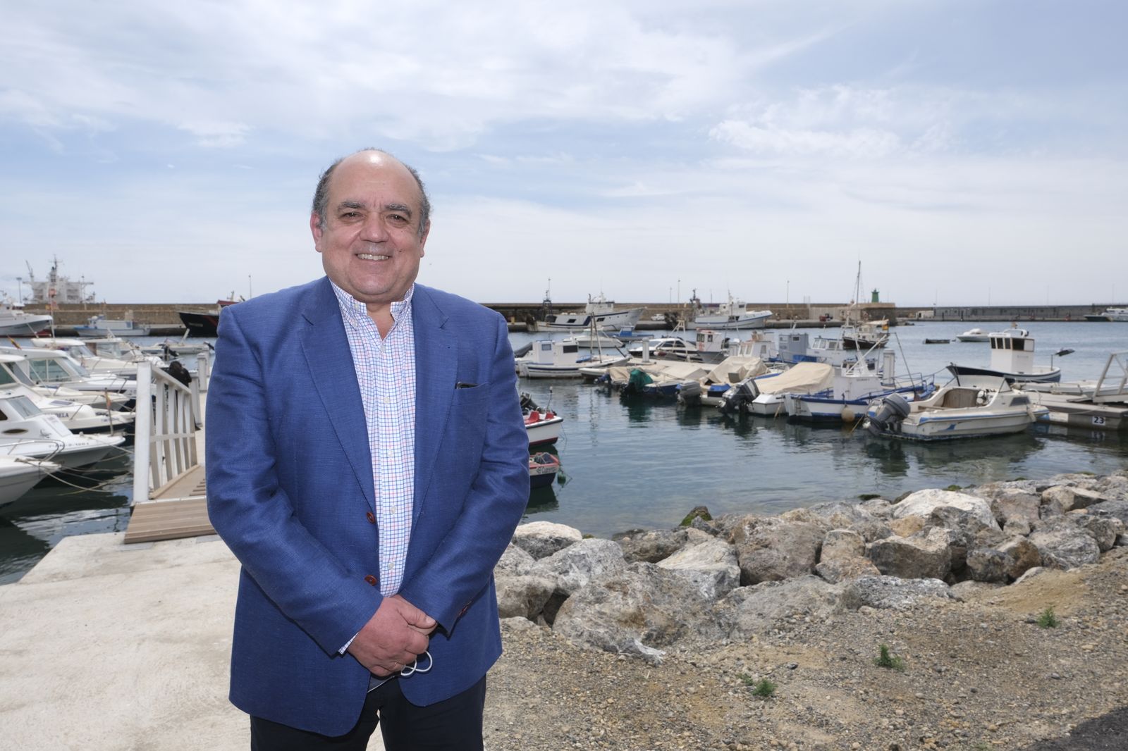 Fotogalería visita obras nuevo fondeadero del Puerto Pesquero de Almería