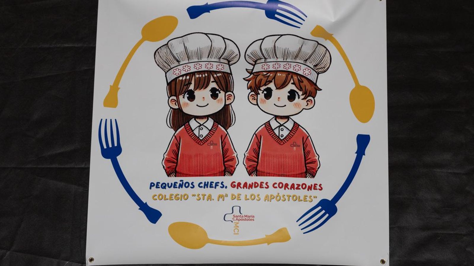 'Pequeños Chefs' la actividad que los chefs estrella Michelin realizan con el alumnado del Colegio Santa María de Los Apóstoles