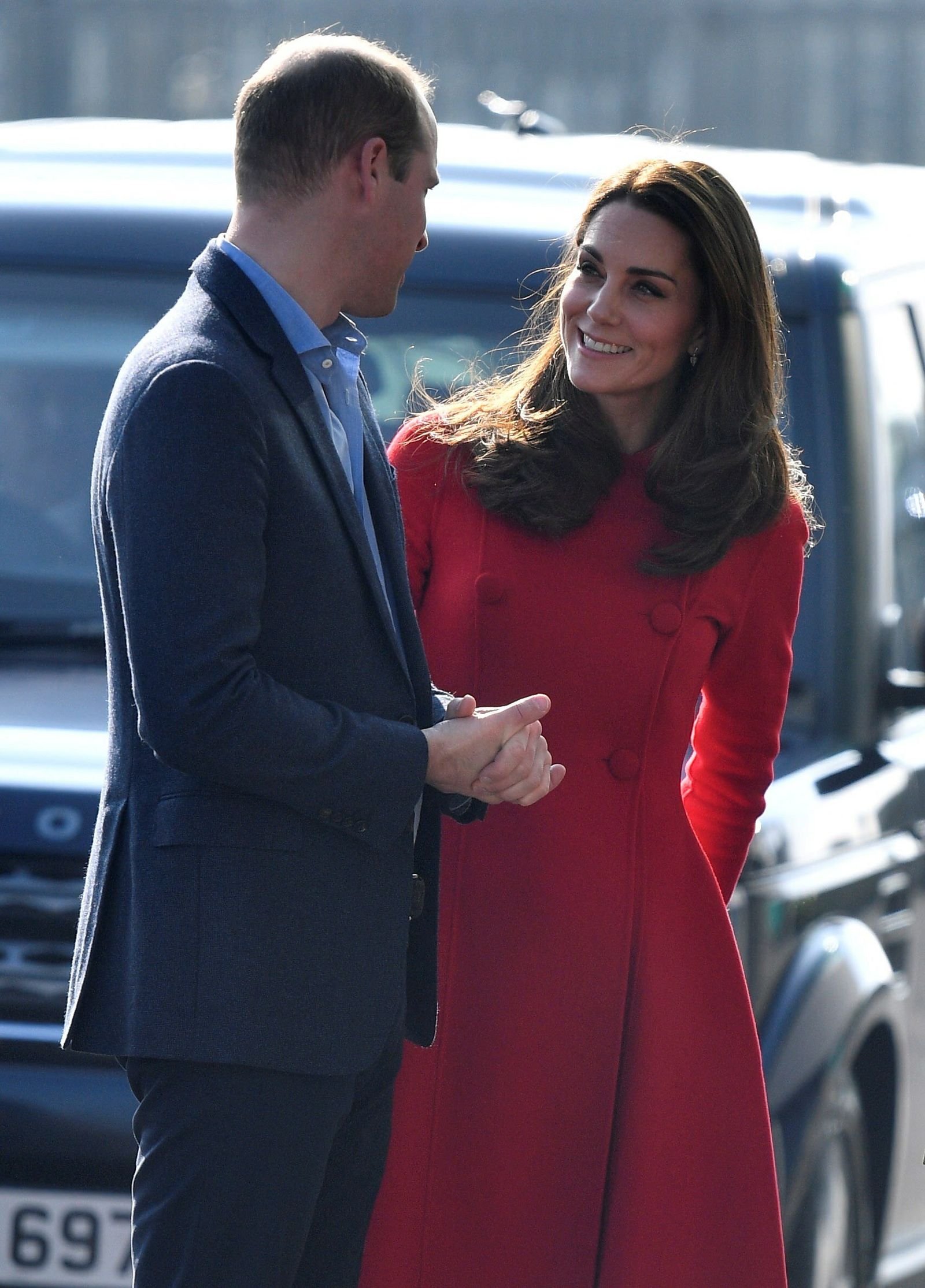 Los duques de Cambridge, en Belfast.