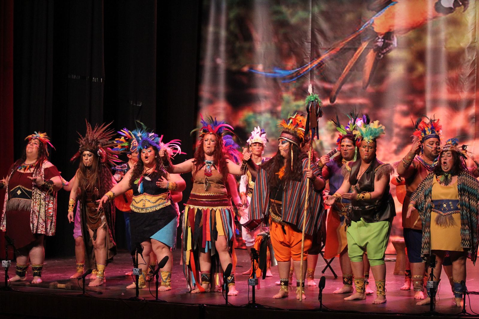 Imágenes del primer día de preliminares de concurso del Carnaval Colombino 2018