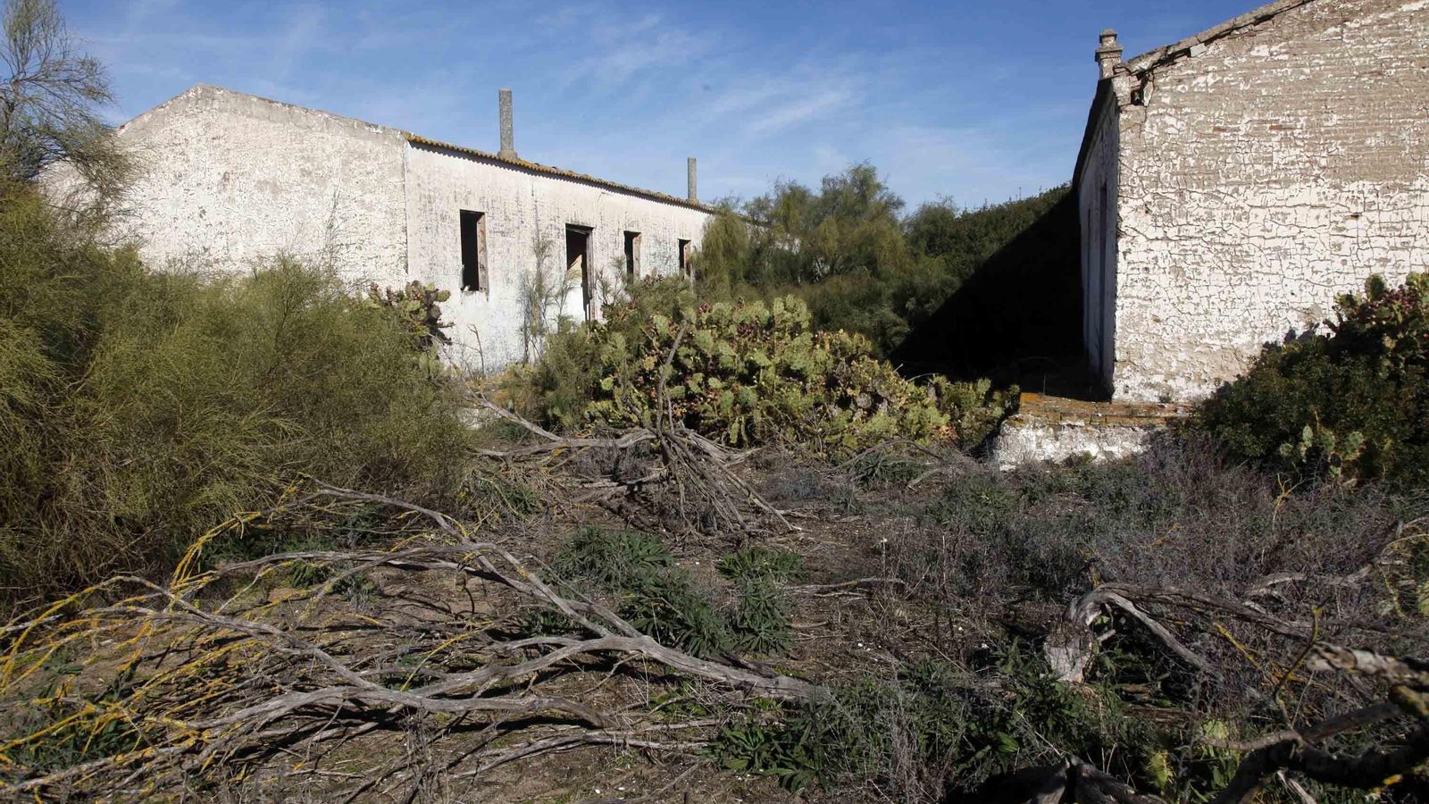 Construcciones del poblado pesquero.