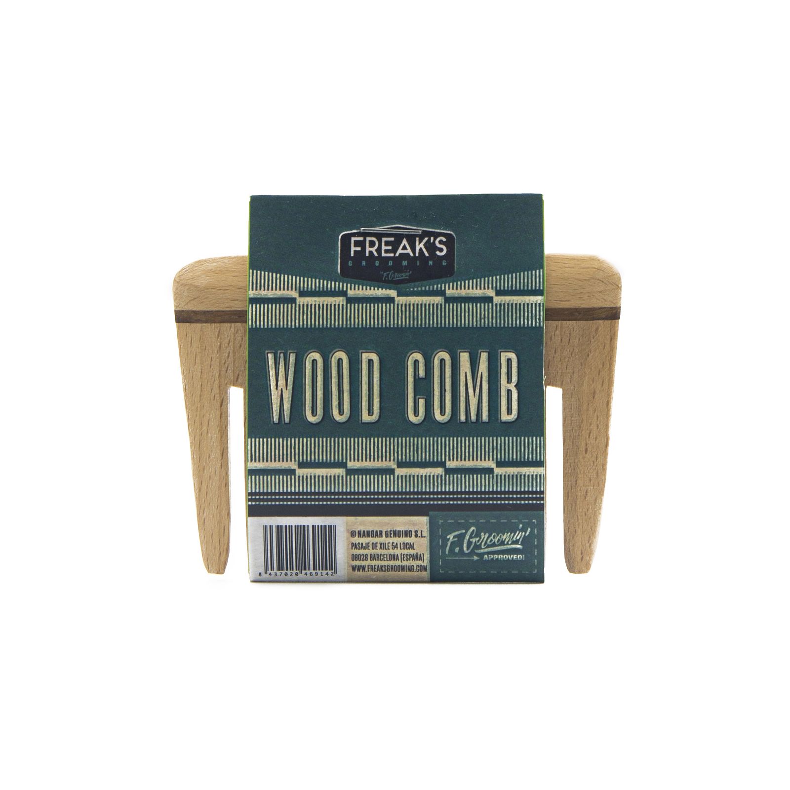 Peine de haya de púa ancha de Freak´s Grooming.