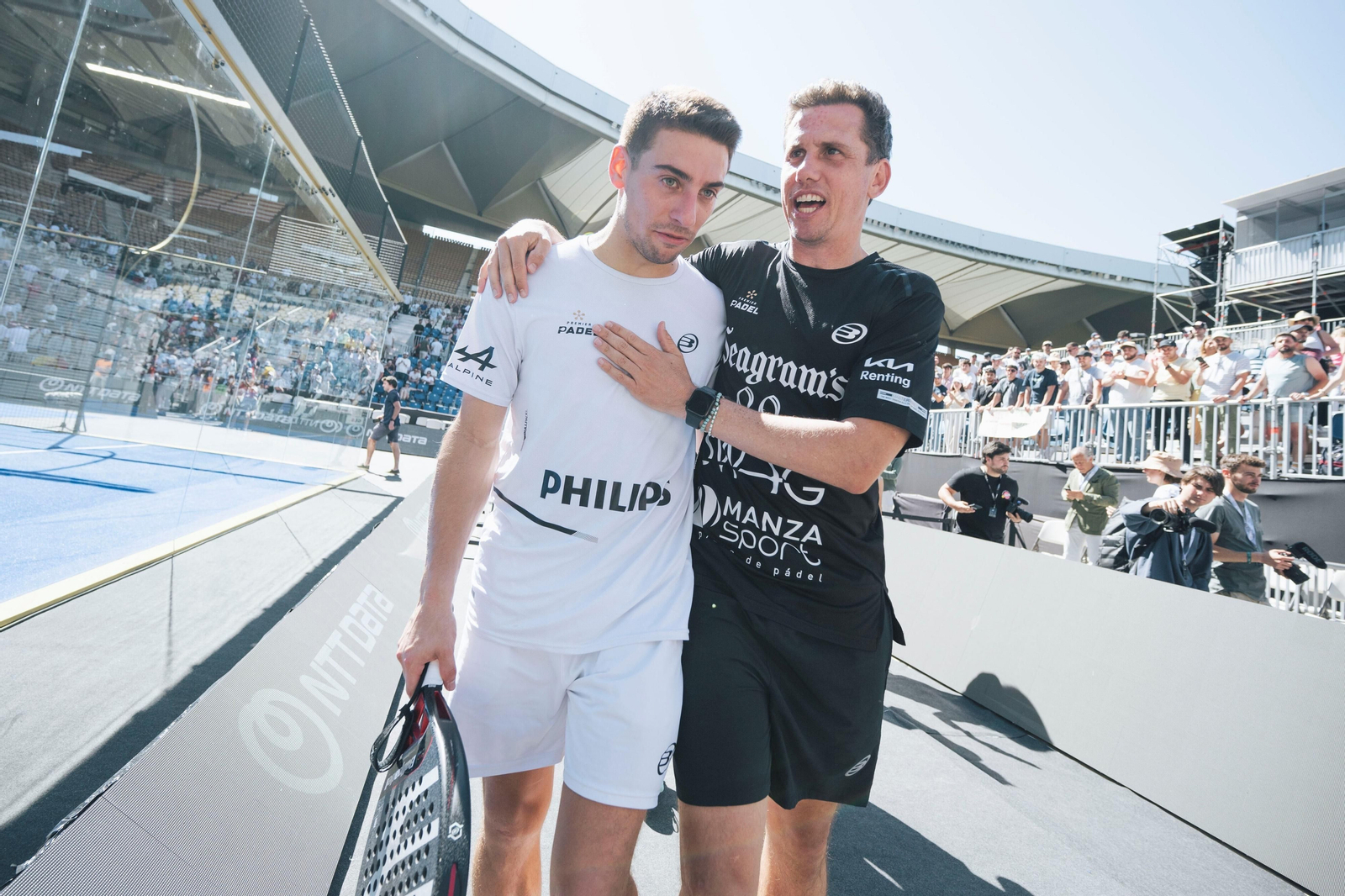 Las mejores imágenes de las semifinales de pádel en el Estadio de la Cartuja