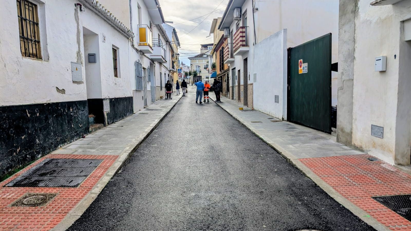 La calle Tenerías una vez que han finalizado las obras