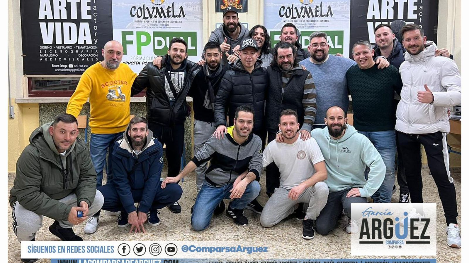 La comparsa 'Los renacidos'