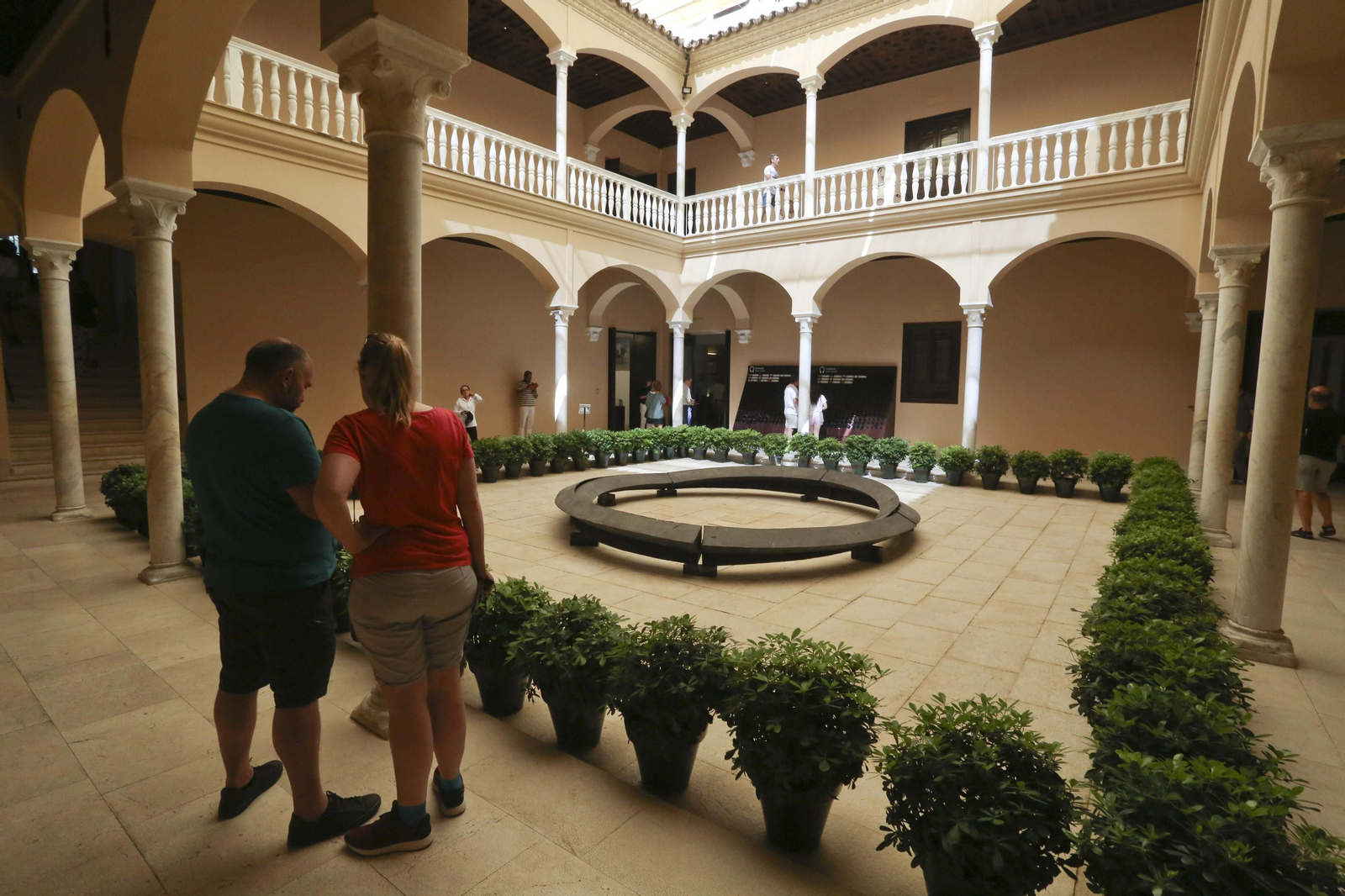Fotos de la exposición de Bruce Nauman en el Museo Picasso Málaga