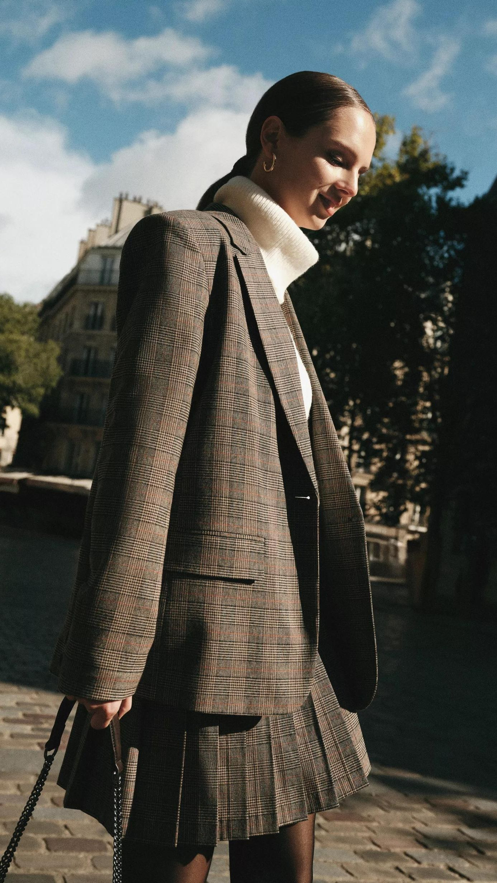 Blazer de cuadros de Lefties.