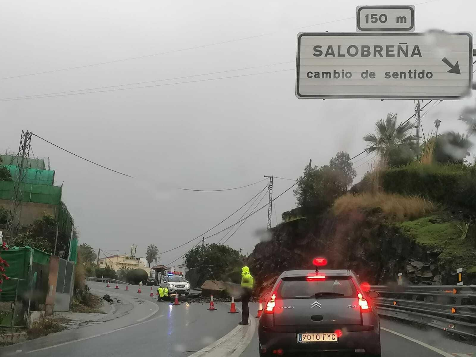 Todas las imágenes del paso del temporal por Granada