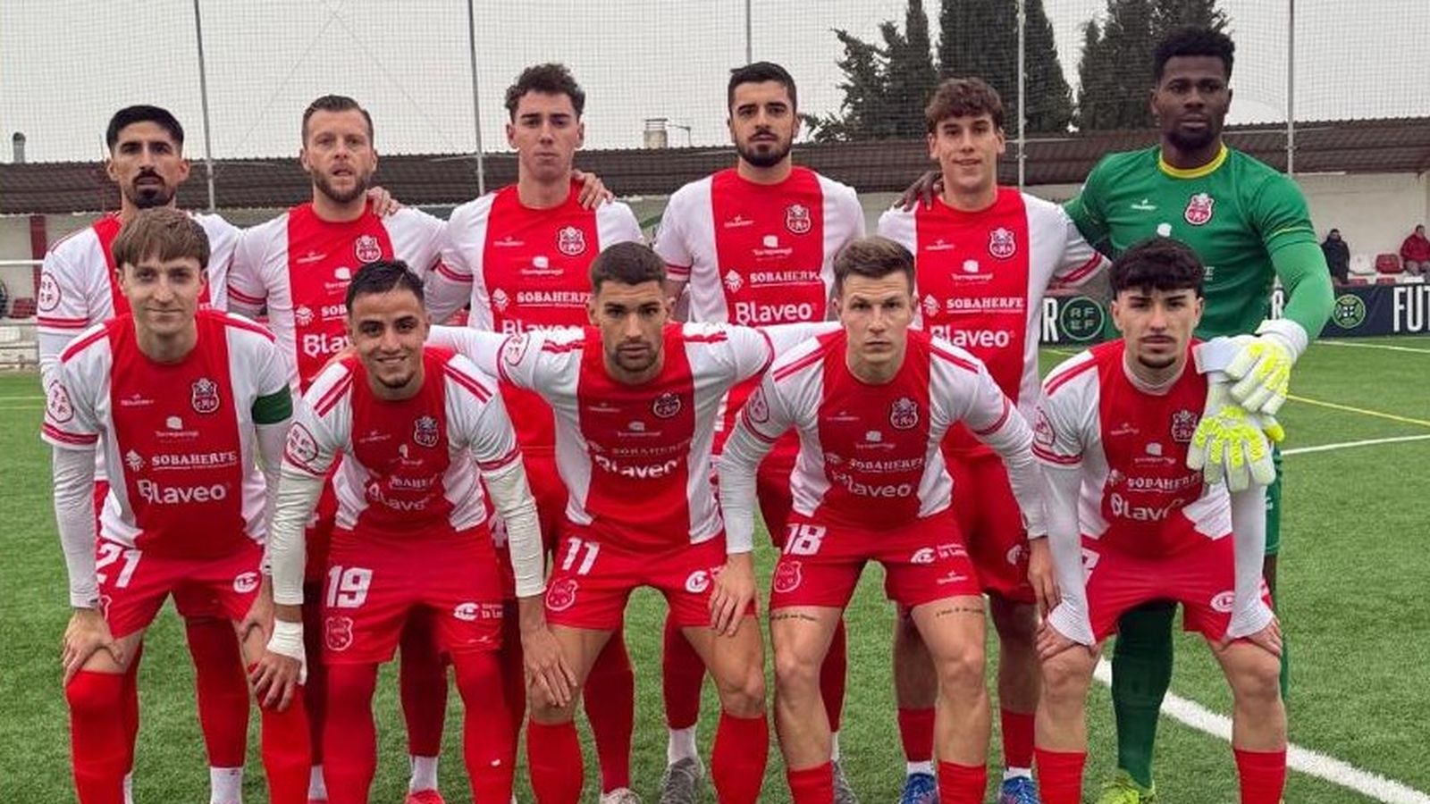 Alineación del conjunto torreño en un partido de esta campaña.