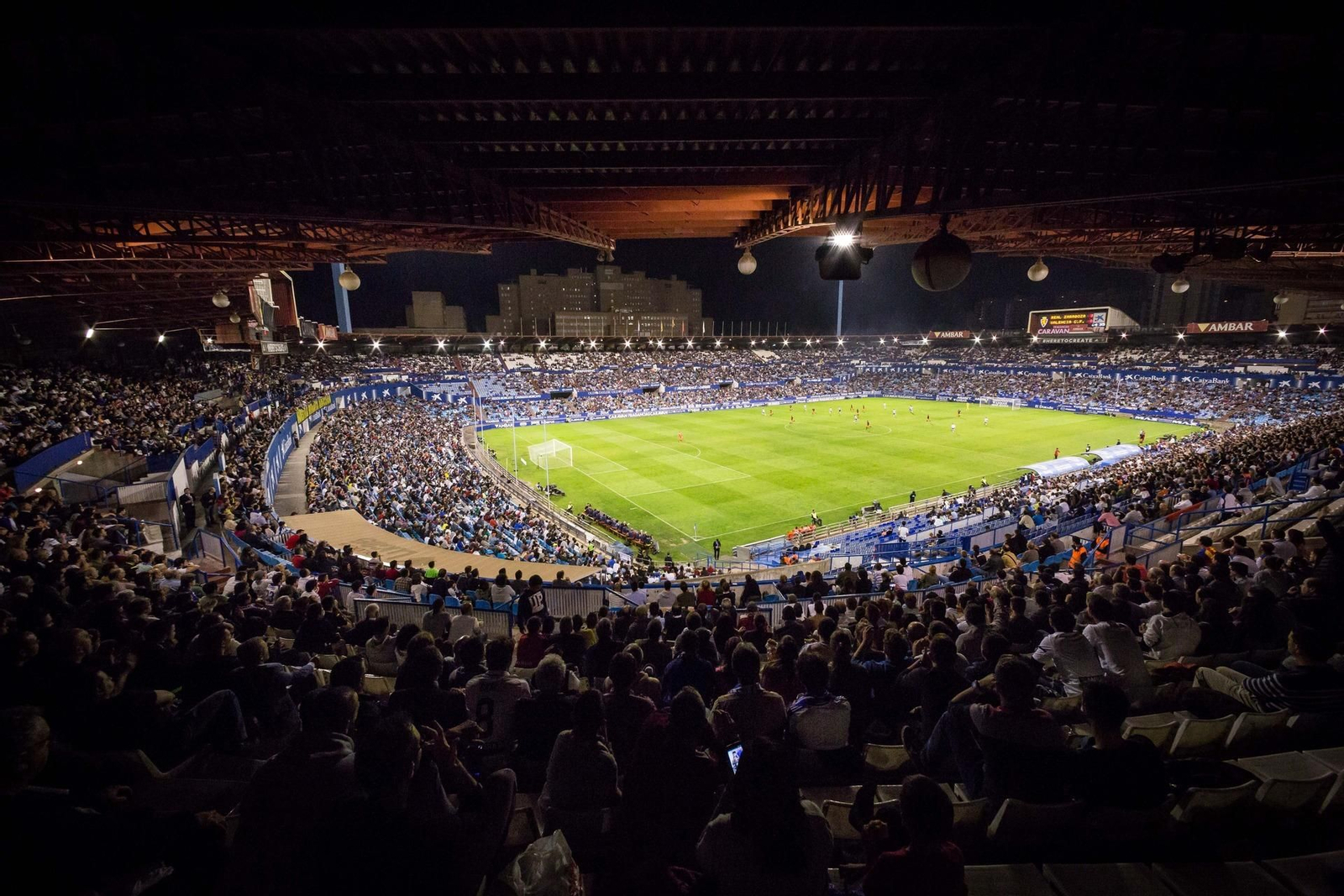 Estadio de La Romareda. Estadio de La Romareda.
